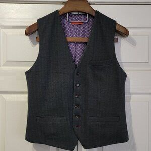 Ted Baker London Polyester/Cotton Waistcoat Size 4